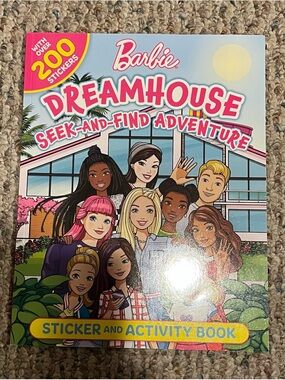 New Barbie sticker and activity book